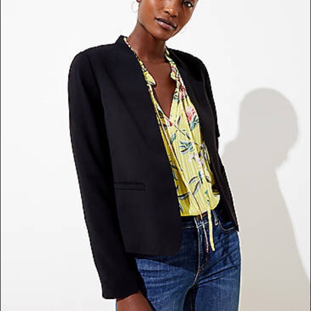 Loft blazer black size 2 essential